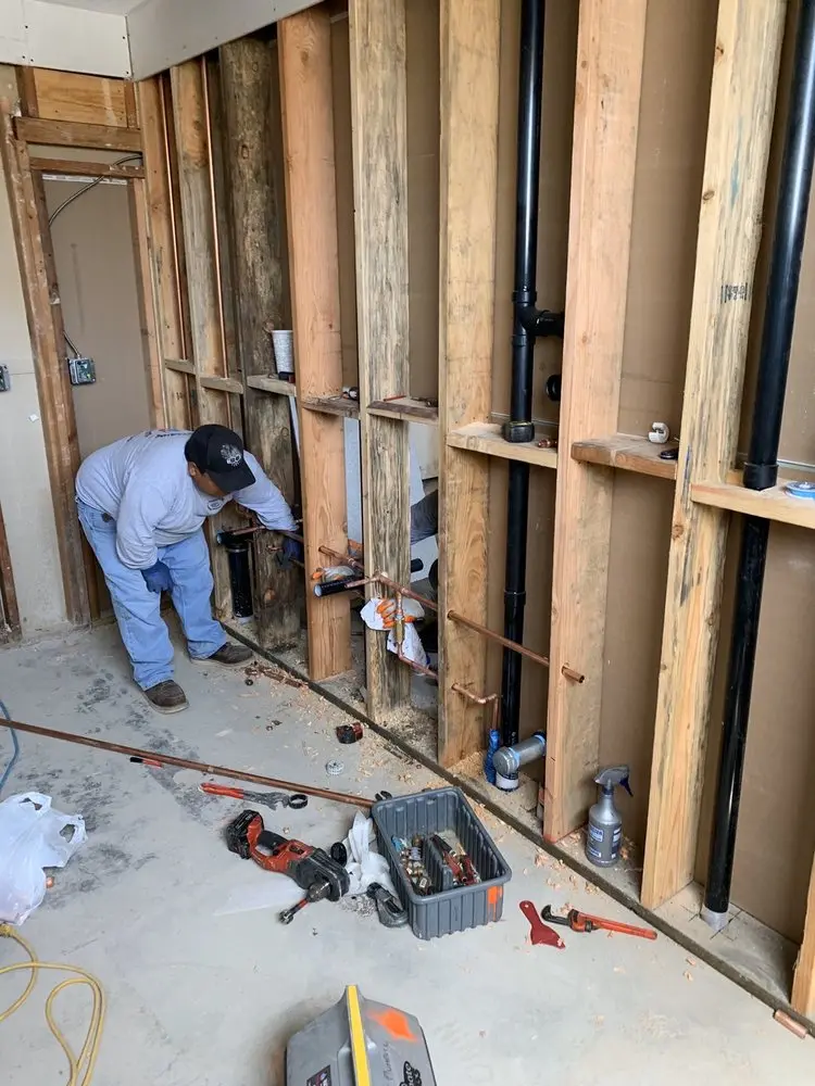Commercial rough-in plumbing for Water Heater Replacement in Zoar Heights